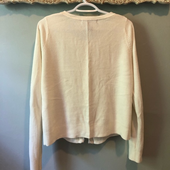 Very warm, button up sweater with faux pearl buttons. Brand: Forever21. - Picture 2 of 2